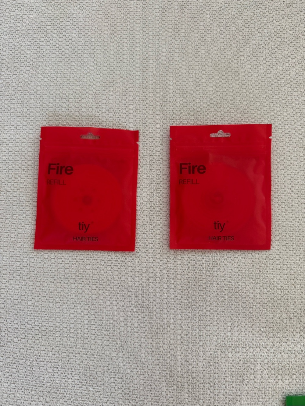 Fire Refill TIY Hair Ties - Red (2 Packs)